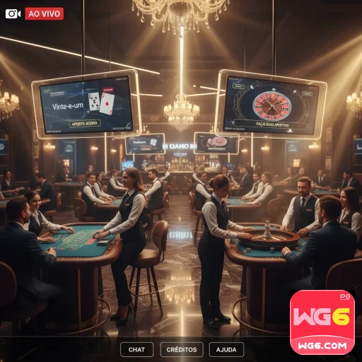 Pessoa usando wg6 no celular em tela de plataformas