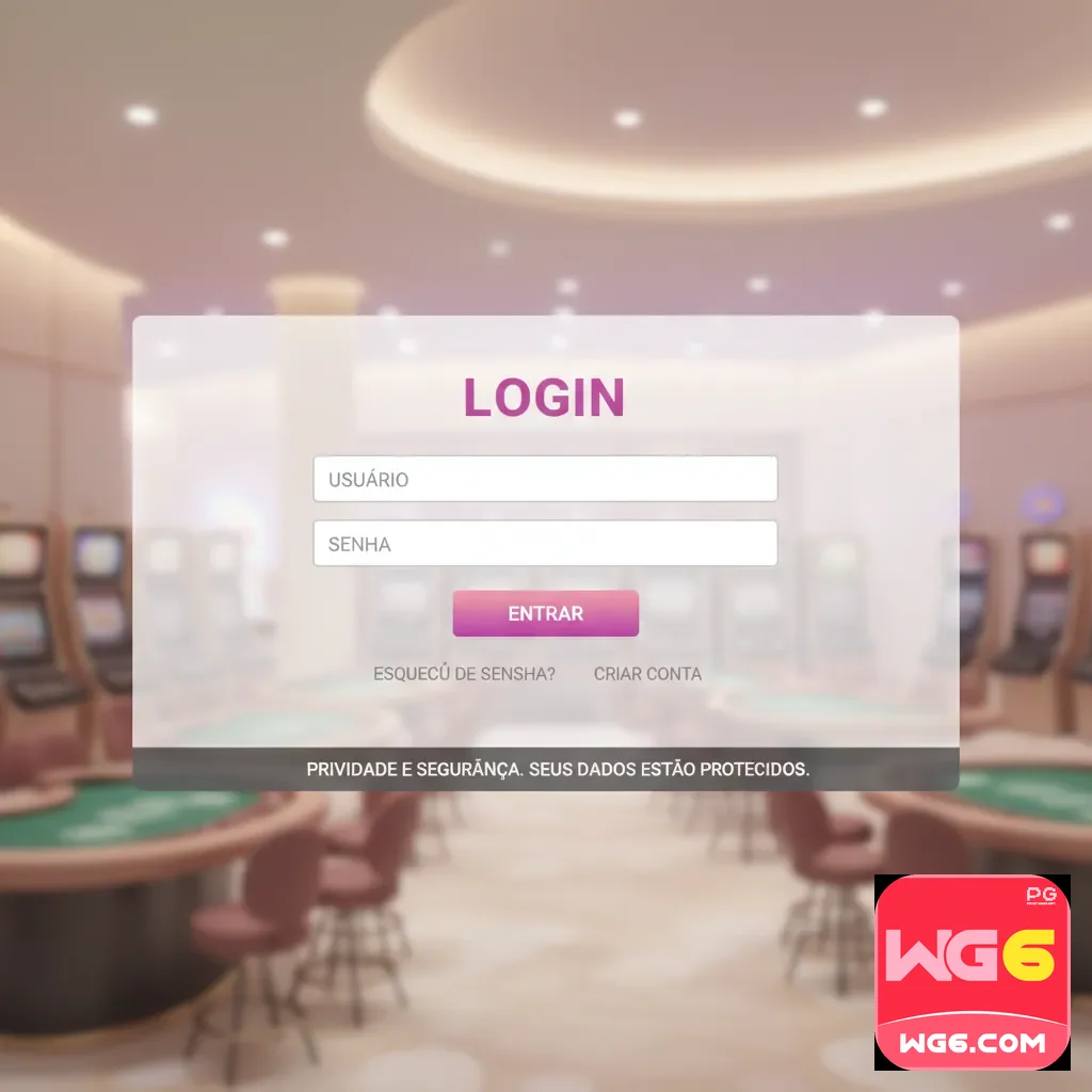 Tela do app wg6 com promoções na palma da mão