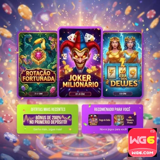 Celular com login wg6 e acesso rápido à conta