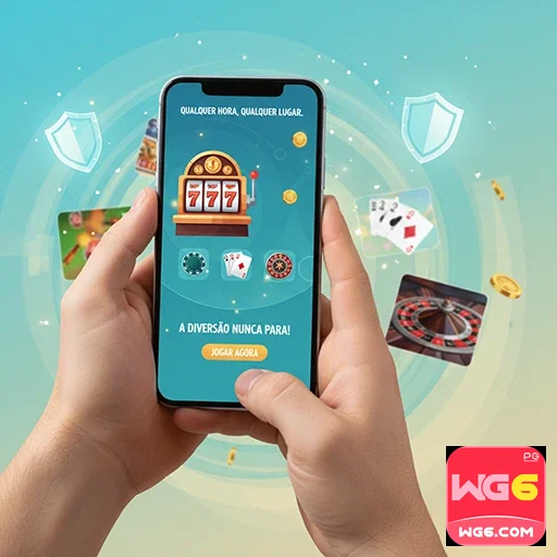 Atendente em chat sobre segurança da conta wg6